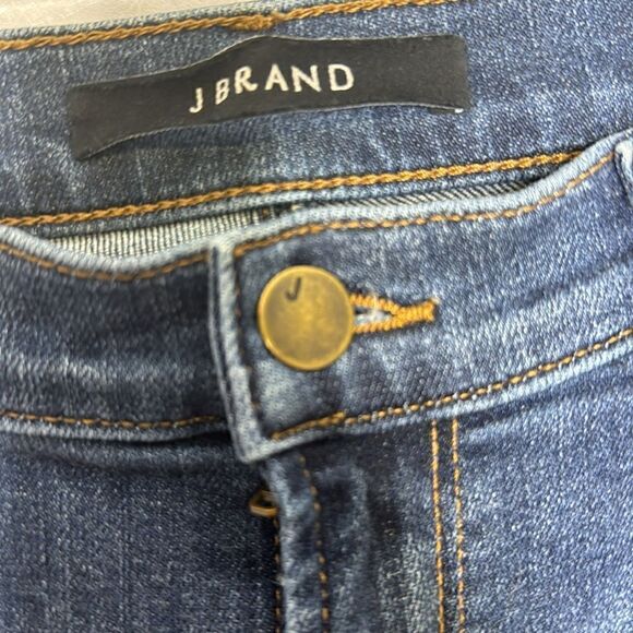 J Brand Ruby High Rise Crop Raw Hem Jeans 30 - Picture 3 of 7
